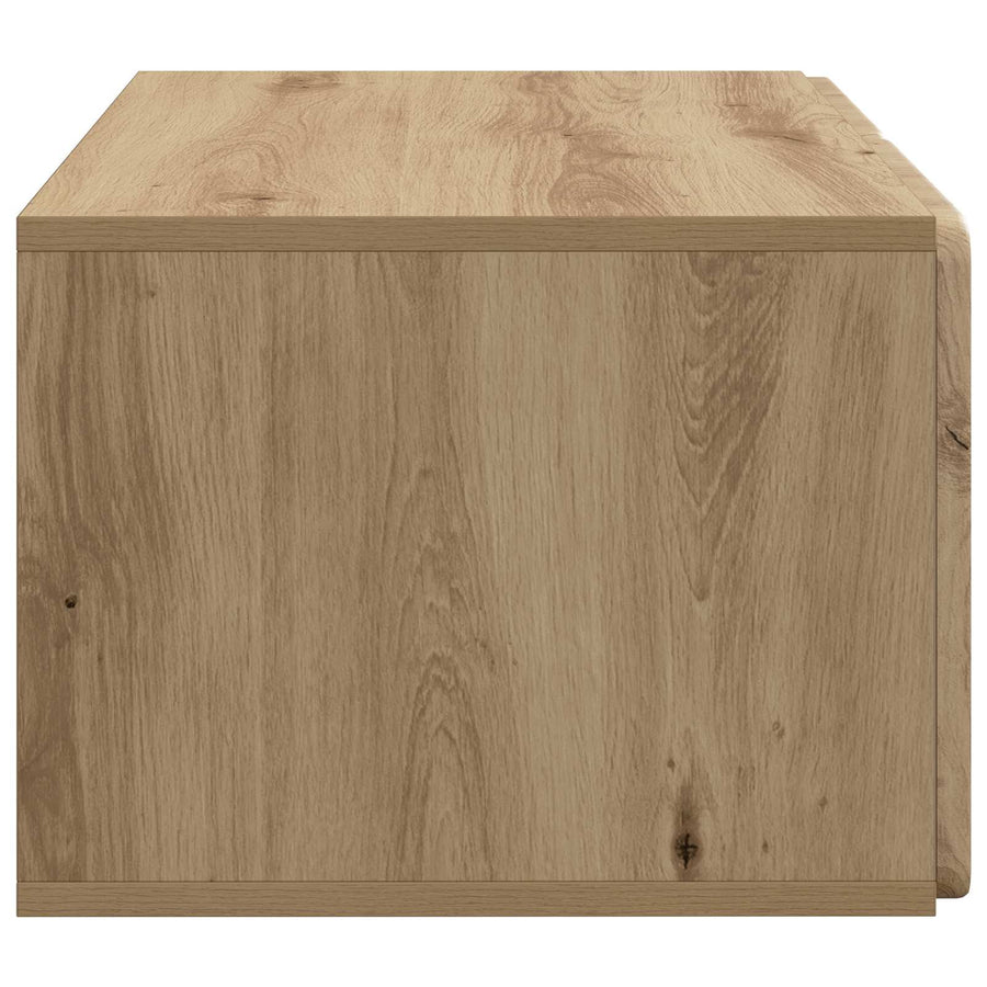 Wandbeugel TV-kast Artisanaal eiken 59,5 x 41 x 30 cm