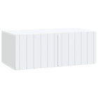 Tv-kast 78,5x41x30 cm wit bewerkt hout wandmontage