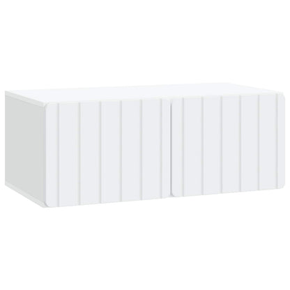Wandbeugel TV-kast Wit 78,5 x 41 x 30 cm Bewerkt hout