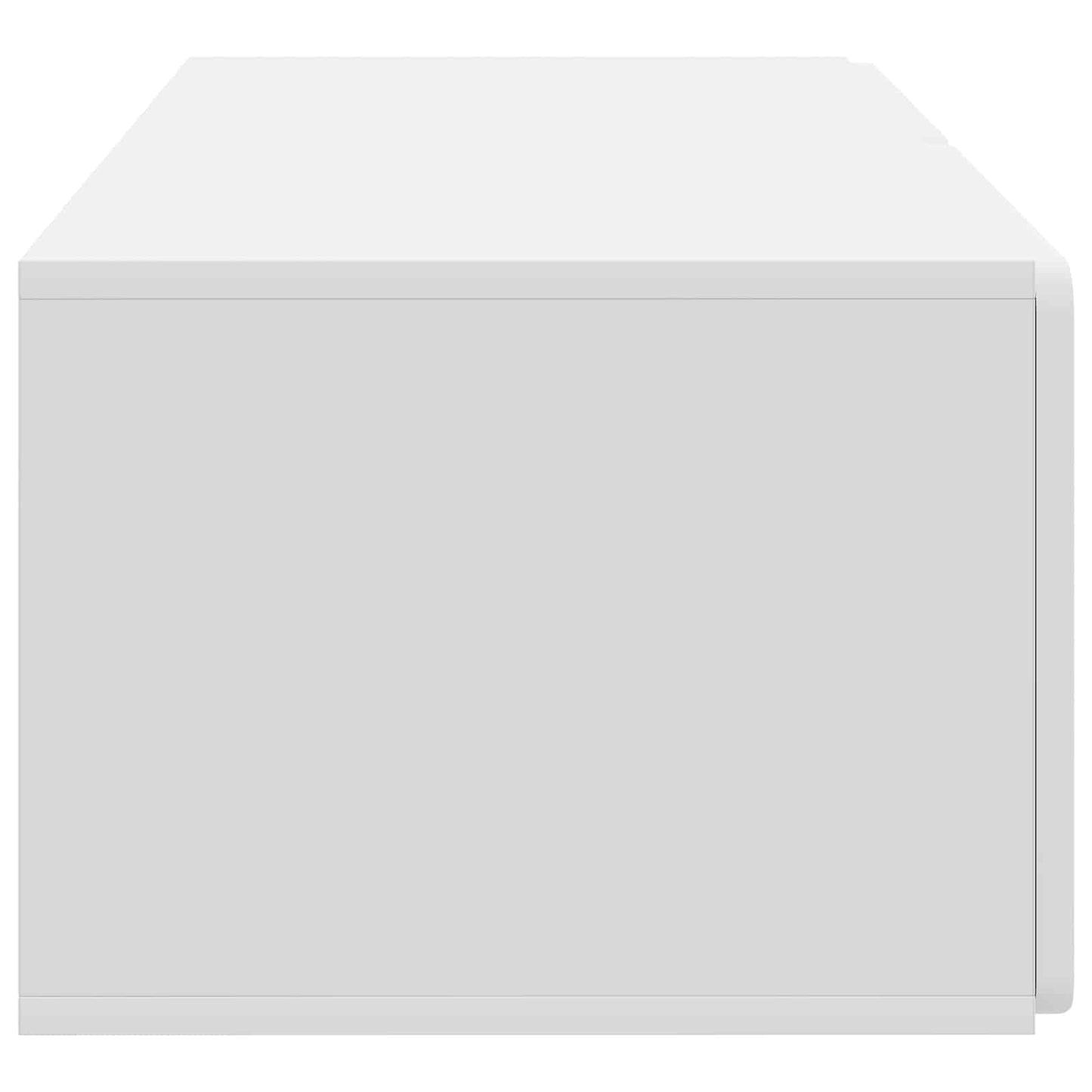 Wandbeugel TV-kast Wit 78,5 x 41 x 30 cm Bewerkt hout