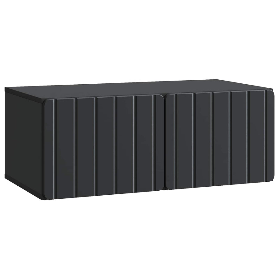 Wandbeugel TV-kast Zwart 78,5 x 41 x 30 cm Bewerkt hout