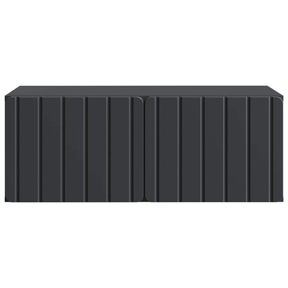 Wandbeugel TV-kast Zwart 78,5 x 41 x 30 cm Bewerkt hout
