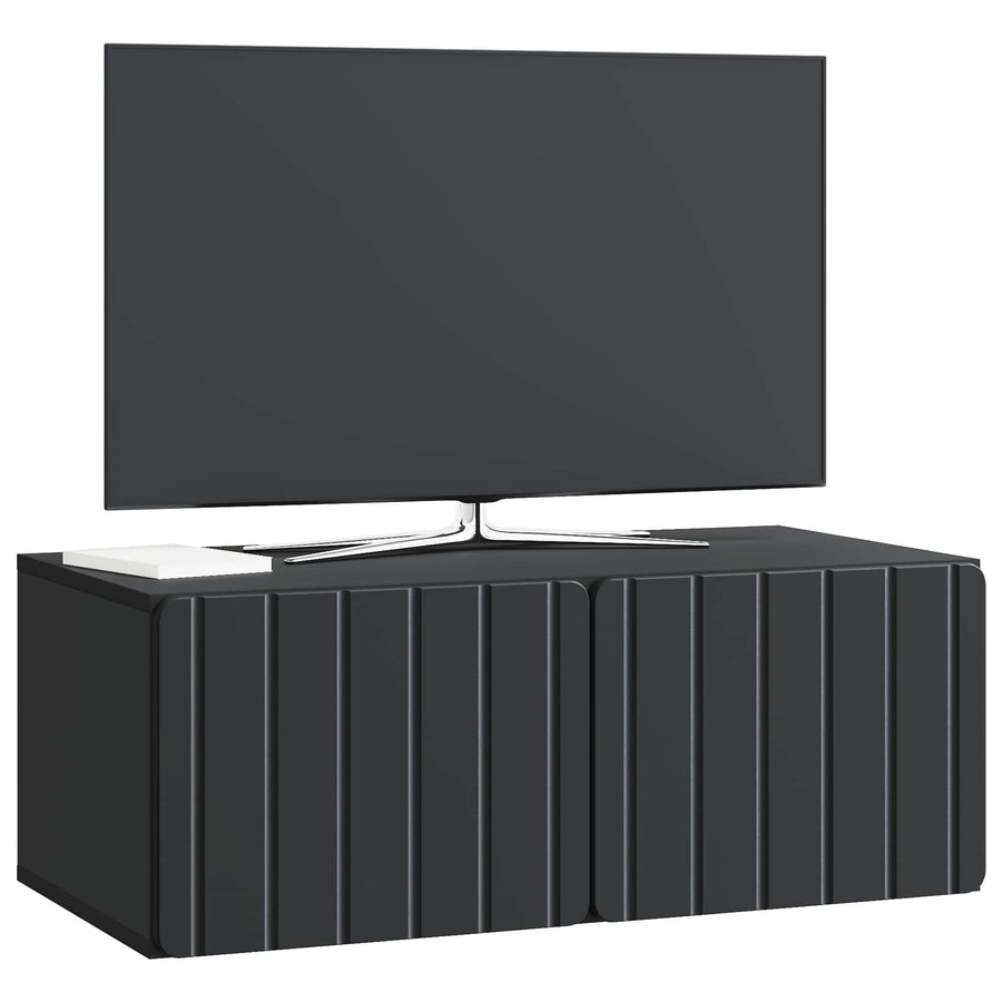 Wandbeugel TV-kast Zwart 78,5 x 41 x 30 cm Bewerkt hout