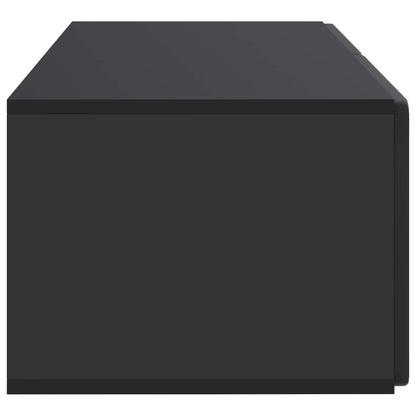 Wandbeugel TV-kast Zwart 78,5 x 41 x 30 cm Bewerkt hout