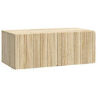 Wall Mounted TV Cabinet Sonoma Oak 78.5x41x30 cm Engineered Wood