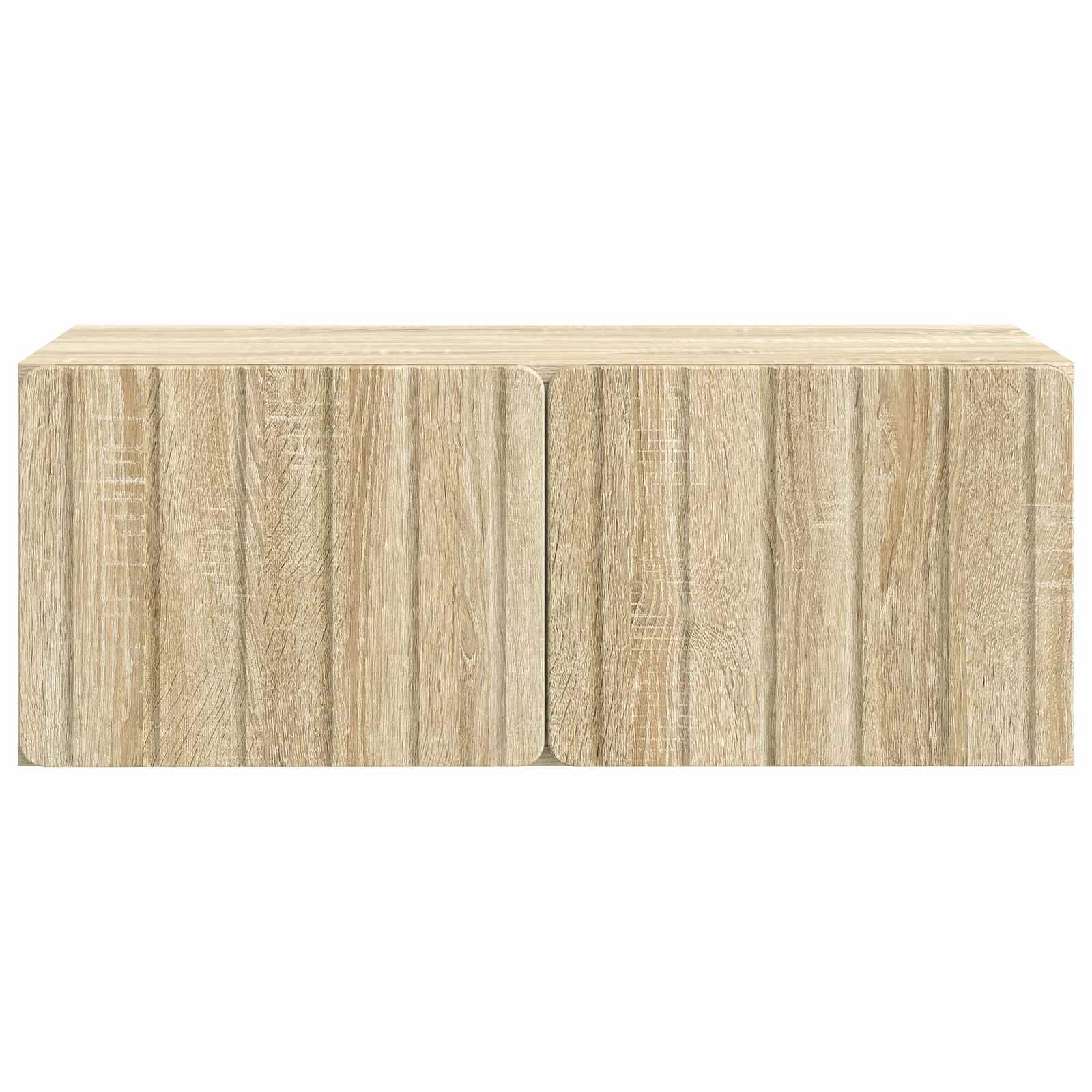 Wandbeugel TV-kast Sonoma Eiken 78,5 x 41 x 30 cm Bewerkt hout