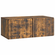 Tv-meubel gerookt eiken 78,5x41x30 cm