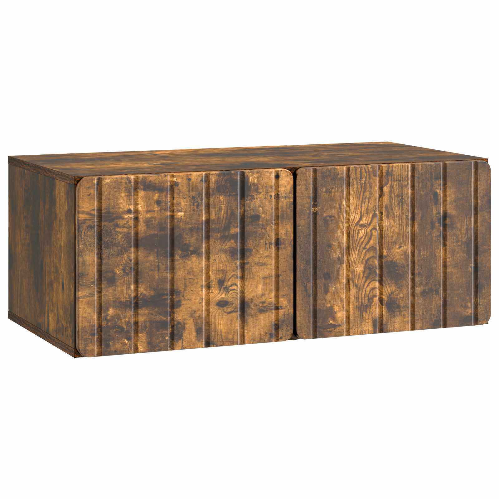 Wandbeugel TV-kast Gerookt eiken 78,5 x 41 x 30 cm Bewerkt hout