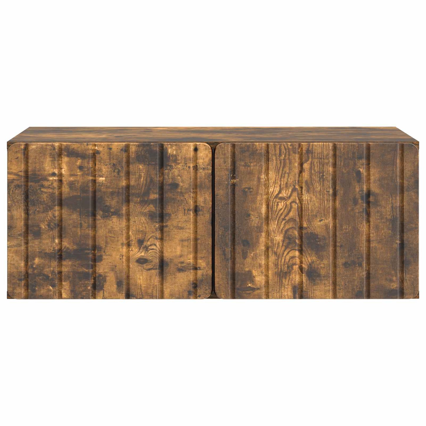 Wandbeugel TV-kast Gerookt eiken 78,5 x 41 x 30 cm Bewerkt hout