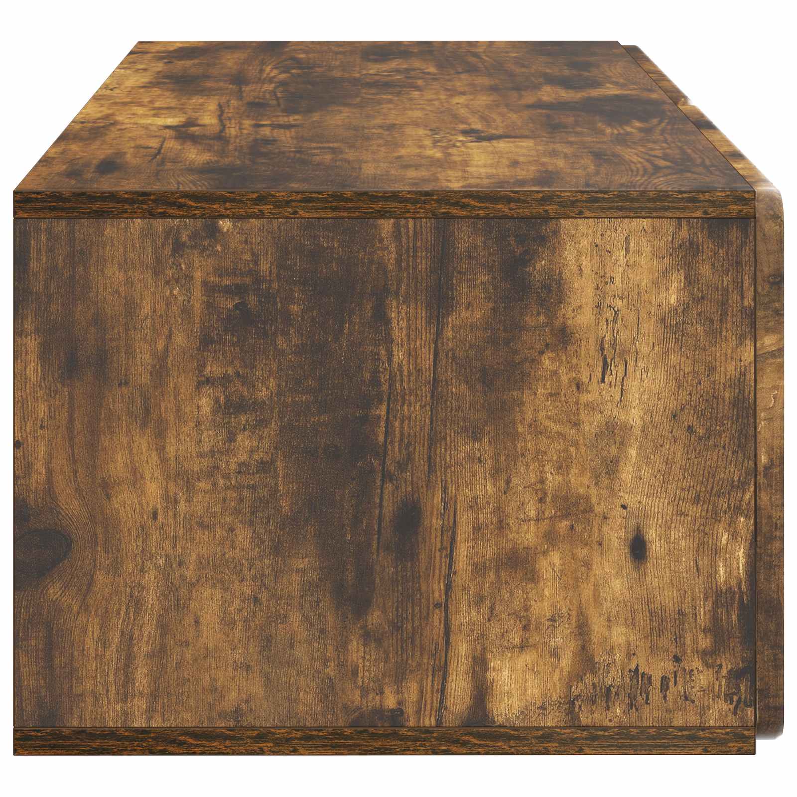 Wandbeugel TV-kast Gerookt eiken 78,5 x 41 x 30 cm Bewerkt hout
