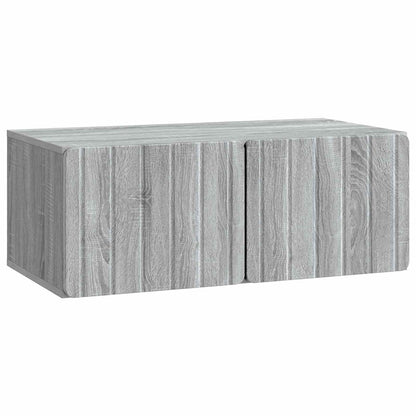 Wandbeugel TV-kast Grijs sonoma 78,5 x 41 x 30 cm Bewerkt hout