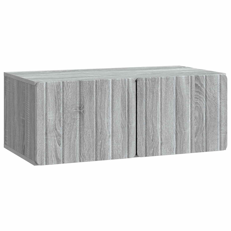 Wandbeugel TV-kast Grijs sonoma 78,5 x 41 x 30 cm Bewerkt hout