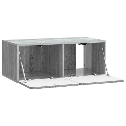 Wandbeugel TV-kast Grijs sonoma 78,5 x 41 x 30 cm Bewerkt hout