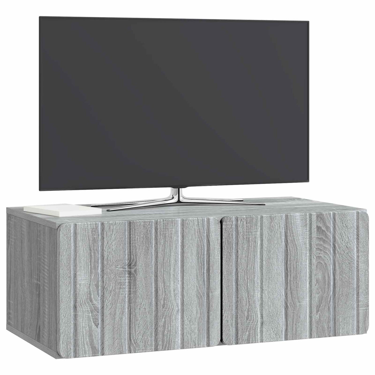 Wandbeugel TV-kast Grijs sonoma 78,5 x 41 x 30 cm Bewerkt hout