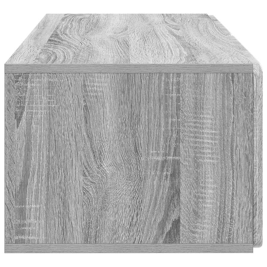 Wandbeugel TV-kast Grijs sonoma 78,5 x 41 x 30 cm Bewerkt hout