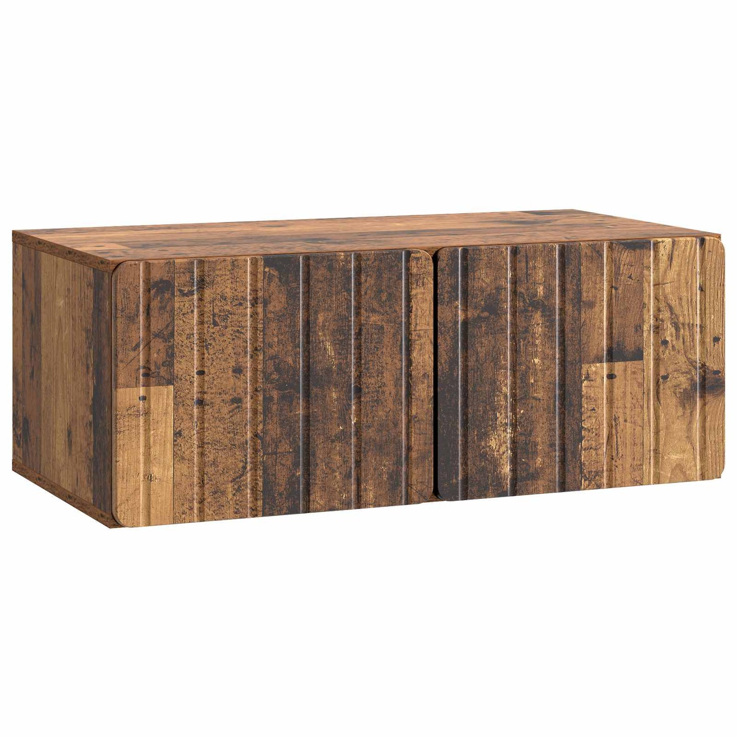 Wandbeugel TV-kast Oud hout 78,5 x 41 x 30 cm Bewerkt hout