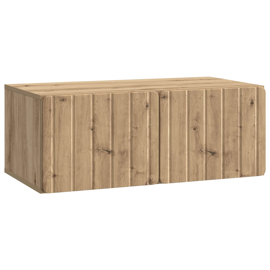 Wandbeugel TV-kast Artisanaal eiken 78,5 x 41 x 30 cm
