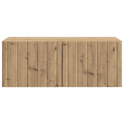 Wandbeugel TV-kast Artisanaal eiken 78,5 x 41 x 30 cm