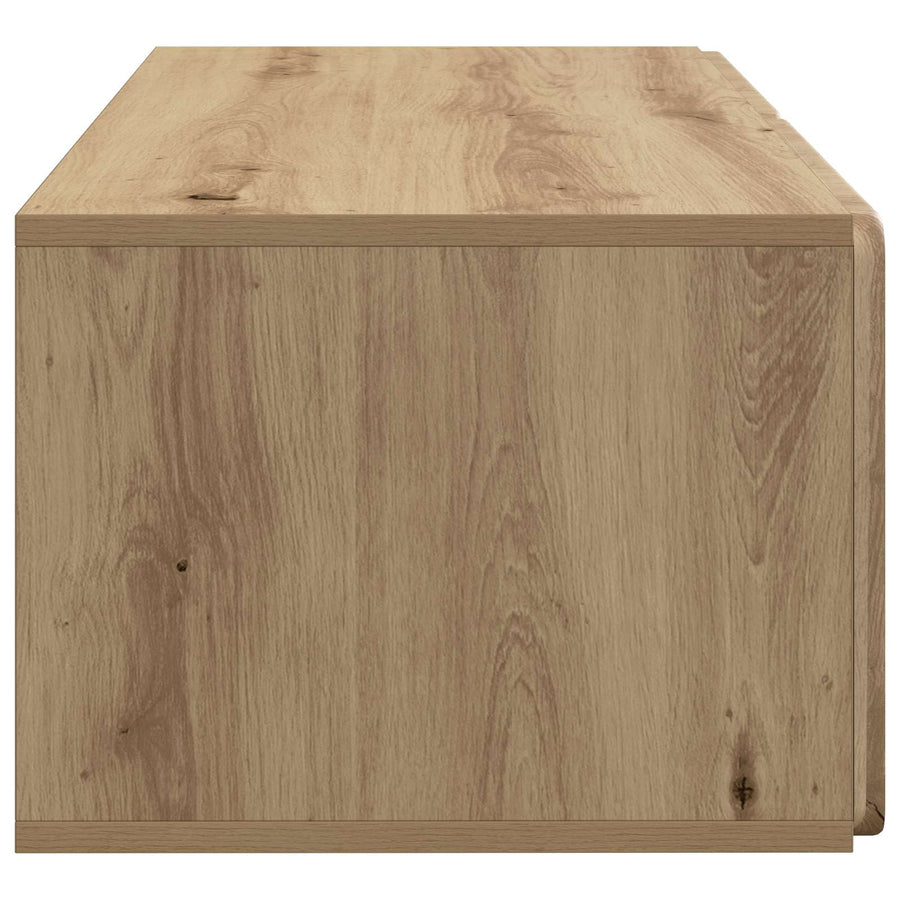 Wandbeugel TV-kast Artisanaal eiken 78,5 x 41 x 30 cm