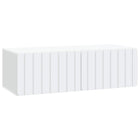 Tv-kast wandmontage 98x41x30 cm bewerkt hout wit
