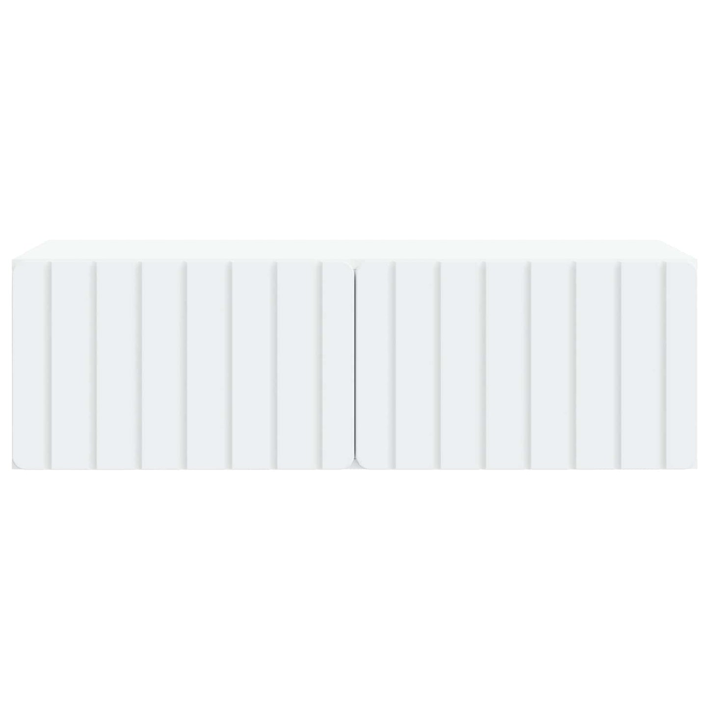 Wandbeugel TV-kast Wit 98 x 41 x 30 cm Bewerkt hout