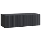 Wandkast TV 98x41x30 cm zwart bewerkt hout