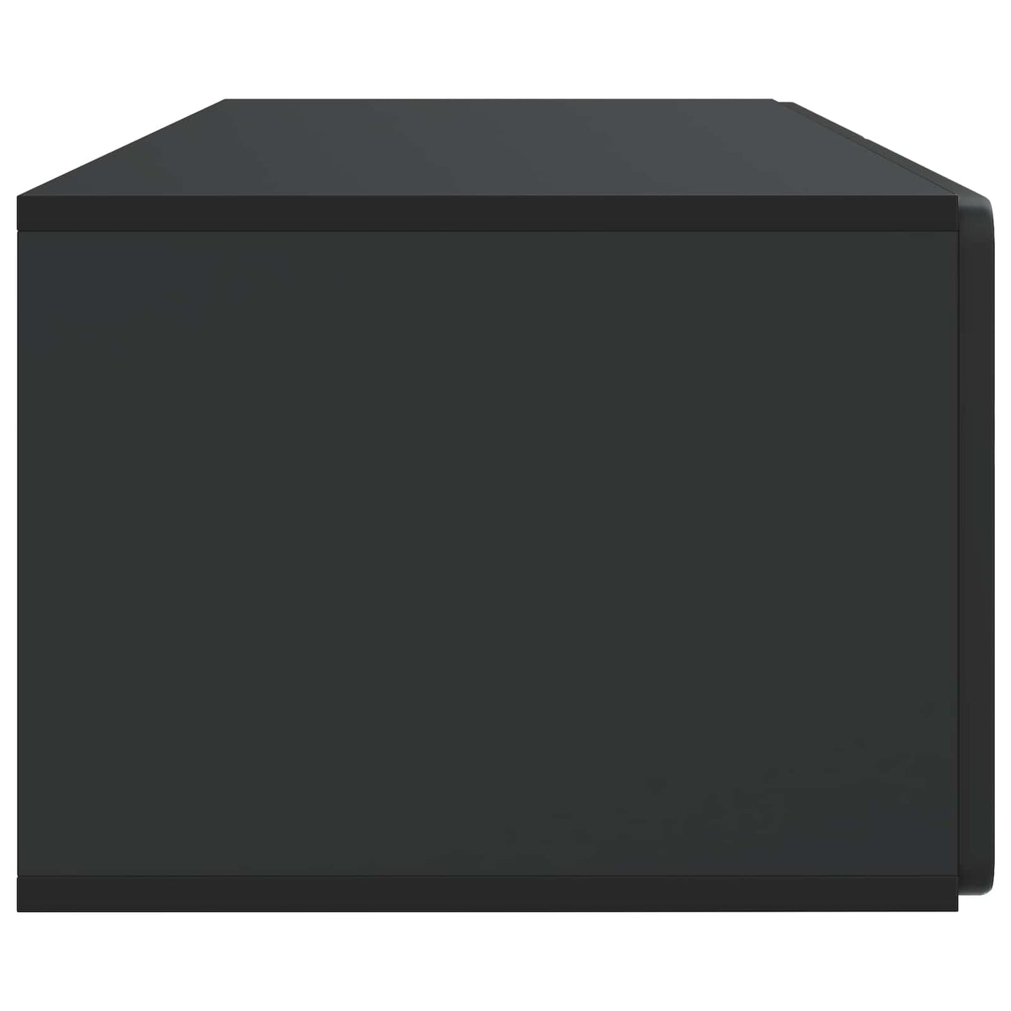 Wandbeugel TV-kast Zwart 98 x 41 x 30 cm Bewerkt hout