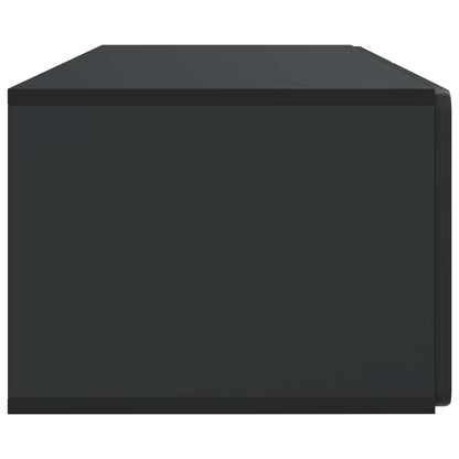 Wandbeugel TV-kast Zwart 98 x 41 x 30 cm Bewerkt hout