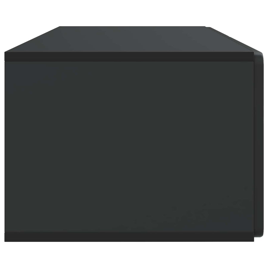 Wandbeugel TV-kast Zwart 98 x 41 x 30 cm Bewerkt hout