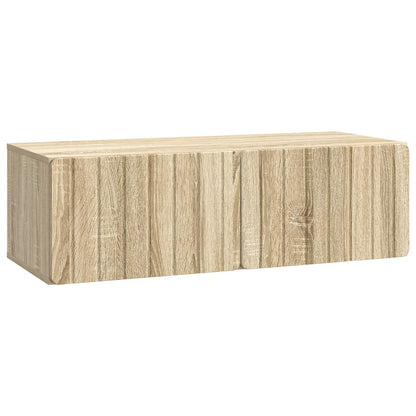 Wandbeugel TV-kast Sonoma Eiken 98 x 41 x 30 cm Bewerkt hout