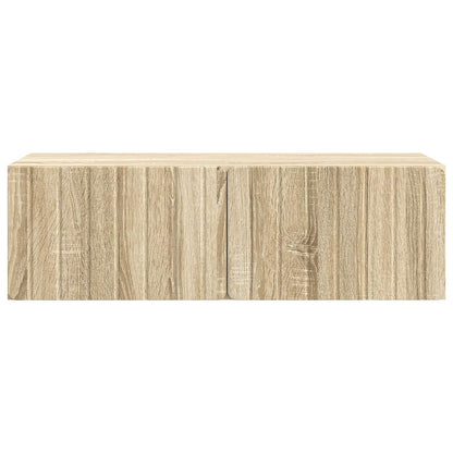 Wandbeugel TV-kast Sonoma Eiken 98 x 41 x 30 cm Bewerkt hout