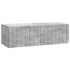 Wandkast TV 98x41x30 cm betongrijs bewerkt hout