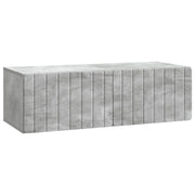 Wandkast TV 98x41x30 cm betongrijs bewerkt hout