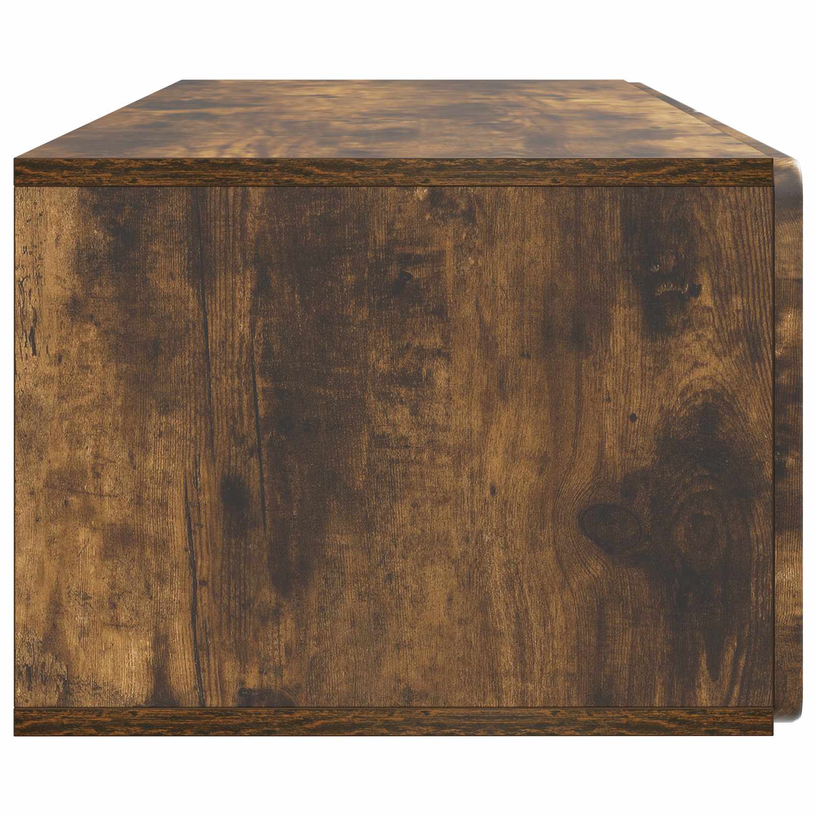 Wandbeugel TV-kast Gerookt eiken 98 x 41 x 30 cm Bewerkt hout