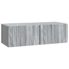 Tv-meubel 98x41x30 cm grijs sonoma bewerkt hout