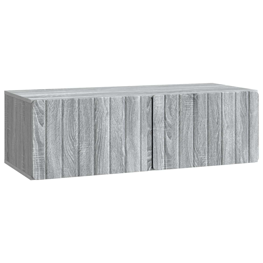 Wandbeugel TV-kast Grijs sonoma 98 x 41 x 30 cm Bewerkt hout