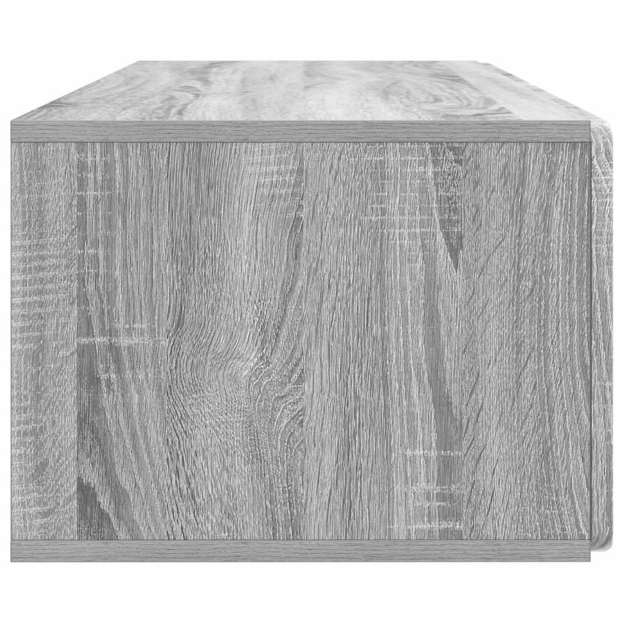Wandbeugel TV-kast Grijs sonoma 98 x 41 x 30 cm Bewerkt hout