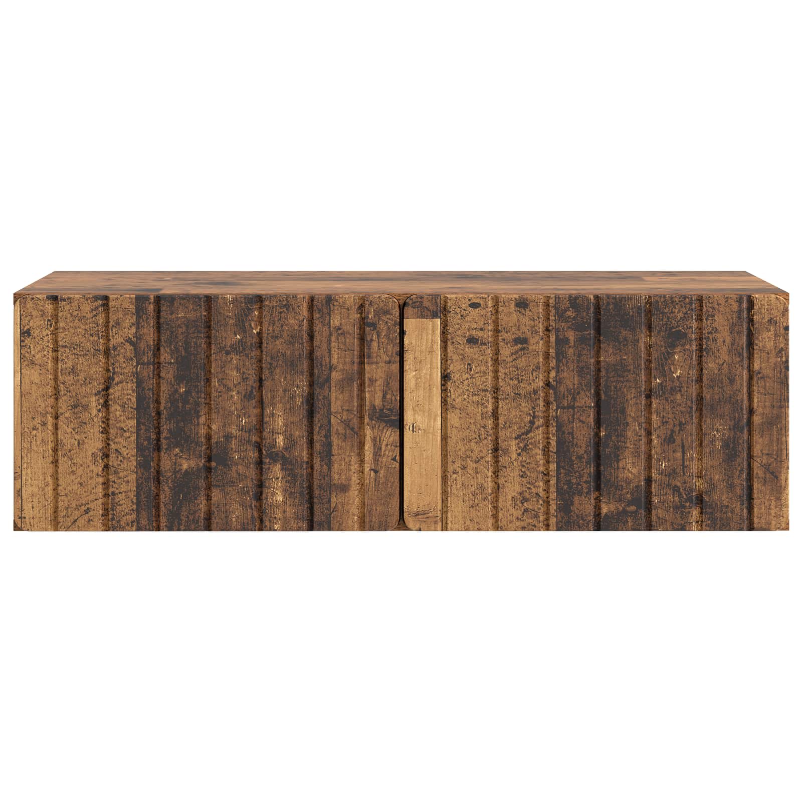 Wandbeugel TV-kast Oud hout 98 x 41 x 30 cm Bewerkt hout