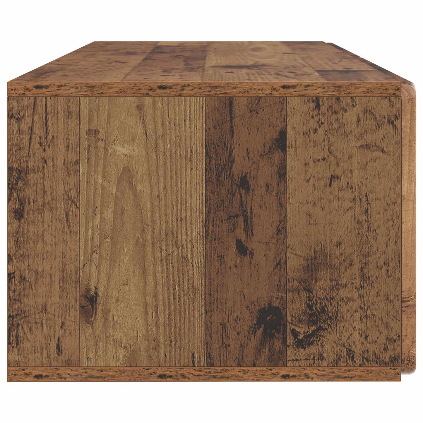 Wandbeugel TV-kast Oud hout 98 x 41 x 30 cm Bewerkt hout