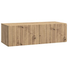 Wandkast 98x41x30 cm artisanaal eiken