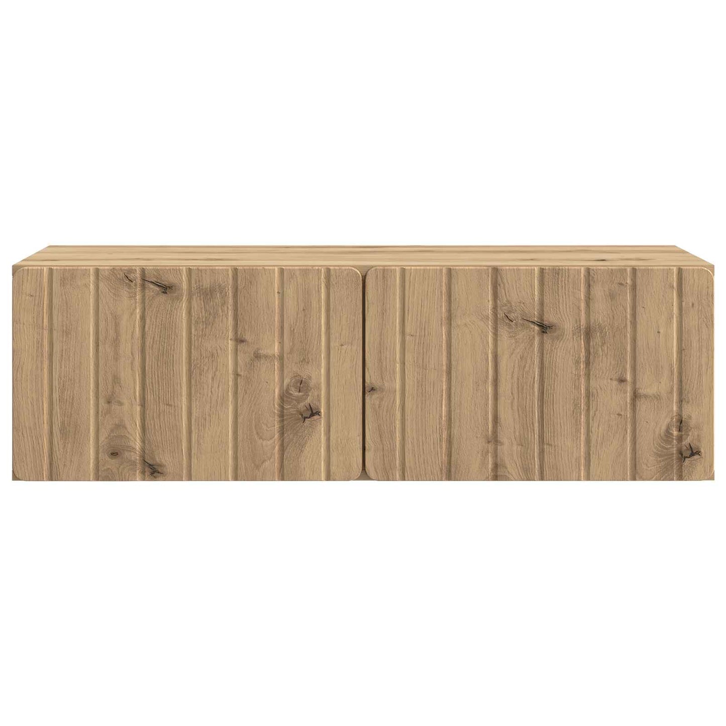 Wandbeugel TV-kast Artisanaal eiken 98 x 41 x 30 cm