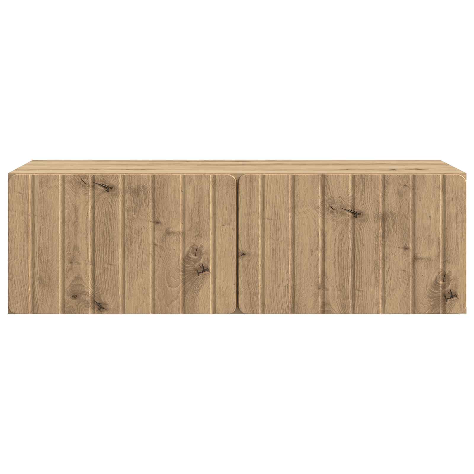 Wandbeugel TV-kast Artisanaal eiken 98 x 41 x 30 cm