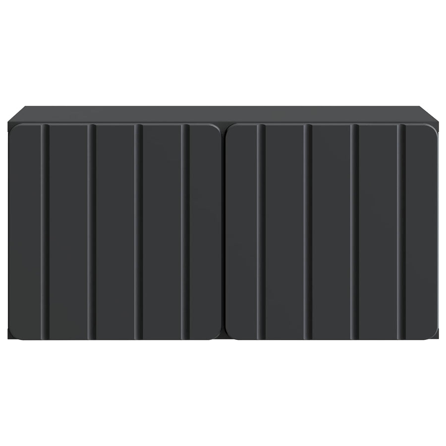Wandbeugel TV-kast Zwart 59,5 x 31 x 30 cm Bewerkt hout