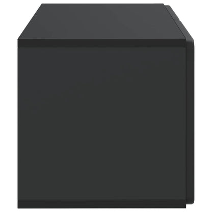 Wandbeugel TV-kast Zwart 59,5 x 31 x 30 cm Bewerkt hout