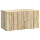 Wandkast TV 59,5x31x30 cm bewerkt hout sonoma eiken