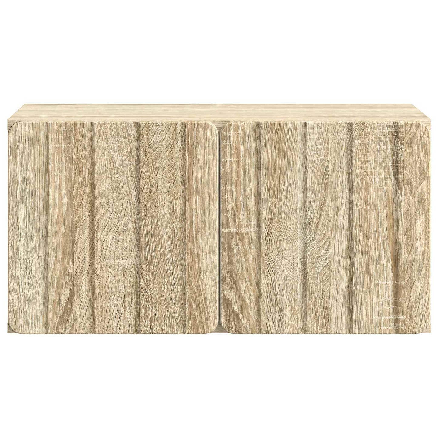 Wandbeugel TV-kast Sonoma Eiken 59,5 x 31 x 30 cm Bewerkt hout