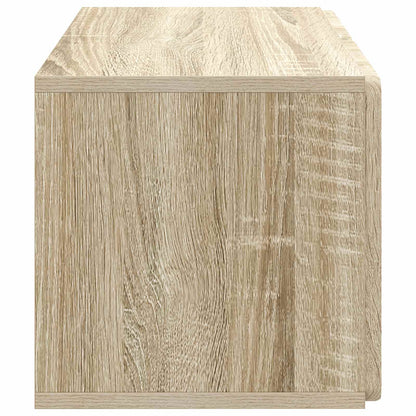 Wandbeugel TV-kast Sonoma Eiken 59,5 x 31 x 30 cm Bewerkt hout