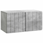Wandkast TV 59,5x31x30 cm betongrijs bewerkt hout