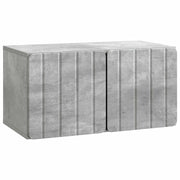 Wandkast TV 59,5x31x30 cm betongrijs bewerkt hout