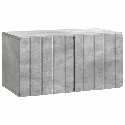Wandbeugel TV-kast Betongrijs 59,5 x 31 x 30 cm Bewerkt hout